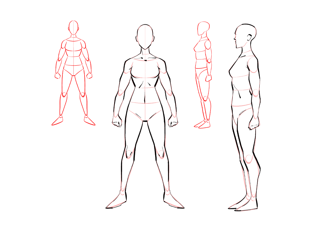 How to draw human bodies - Step 10