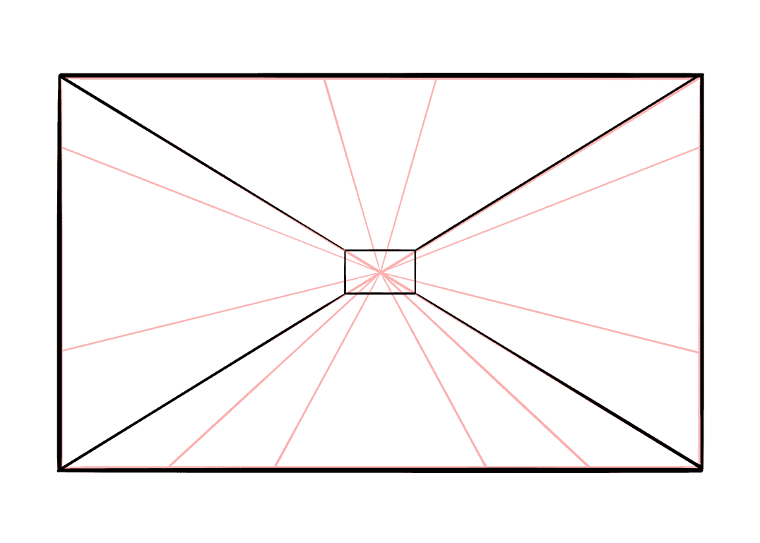How to draw in one-point perspective - Step 3