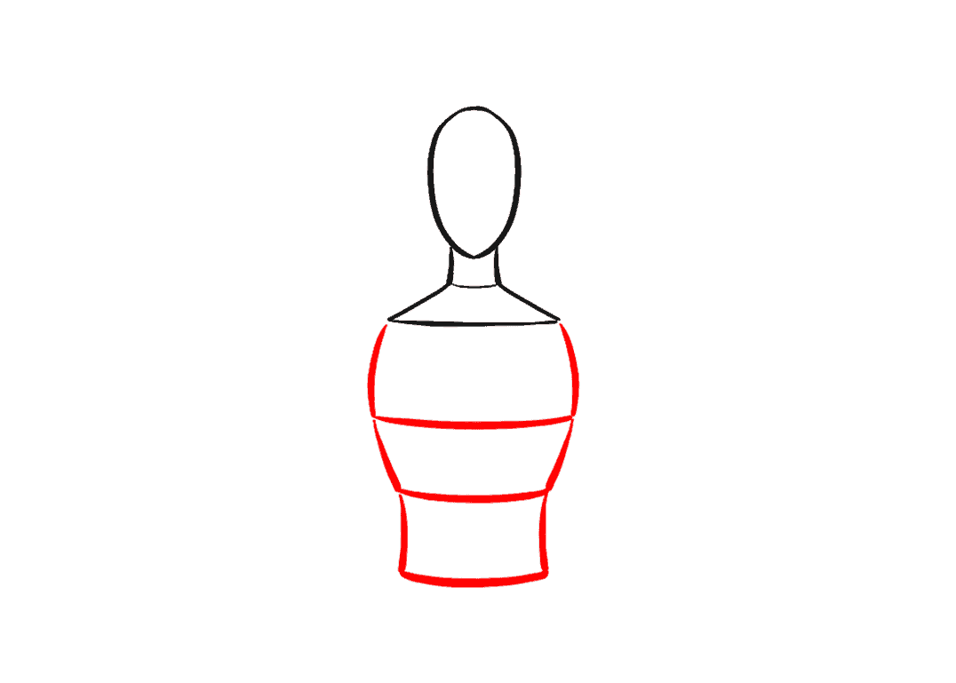 How to draw human bodies - Step 3