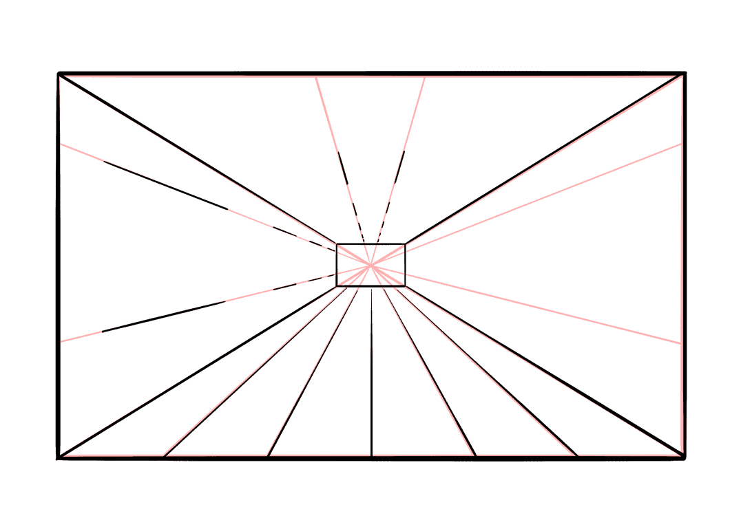 How to draw in one-point perspective - Step 4