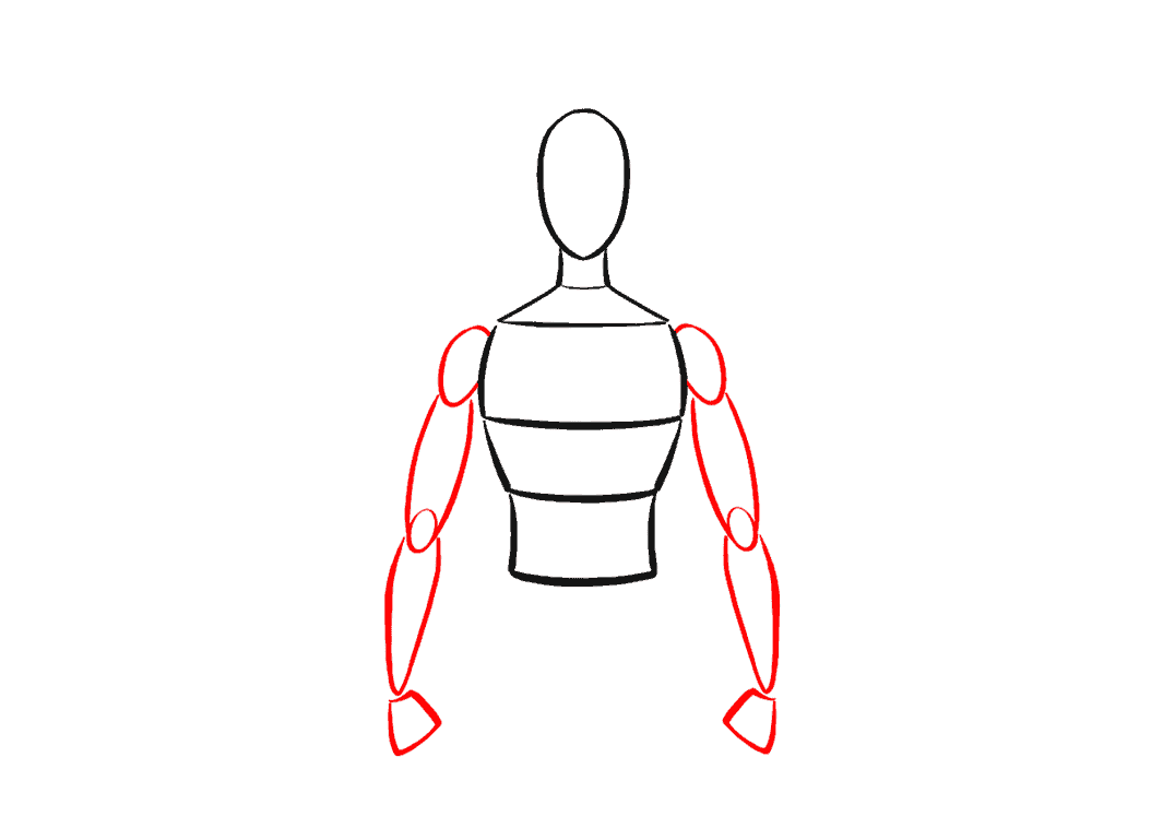 How to draw human bodies - Step 4