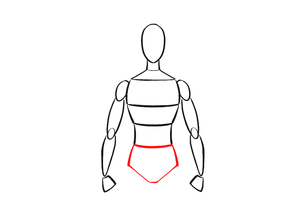 How to draw human bodies - Step 5
