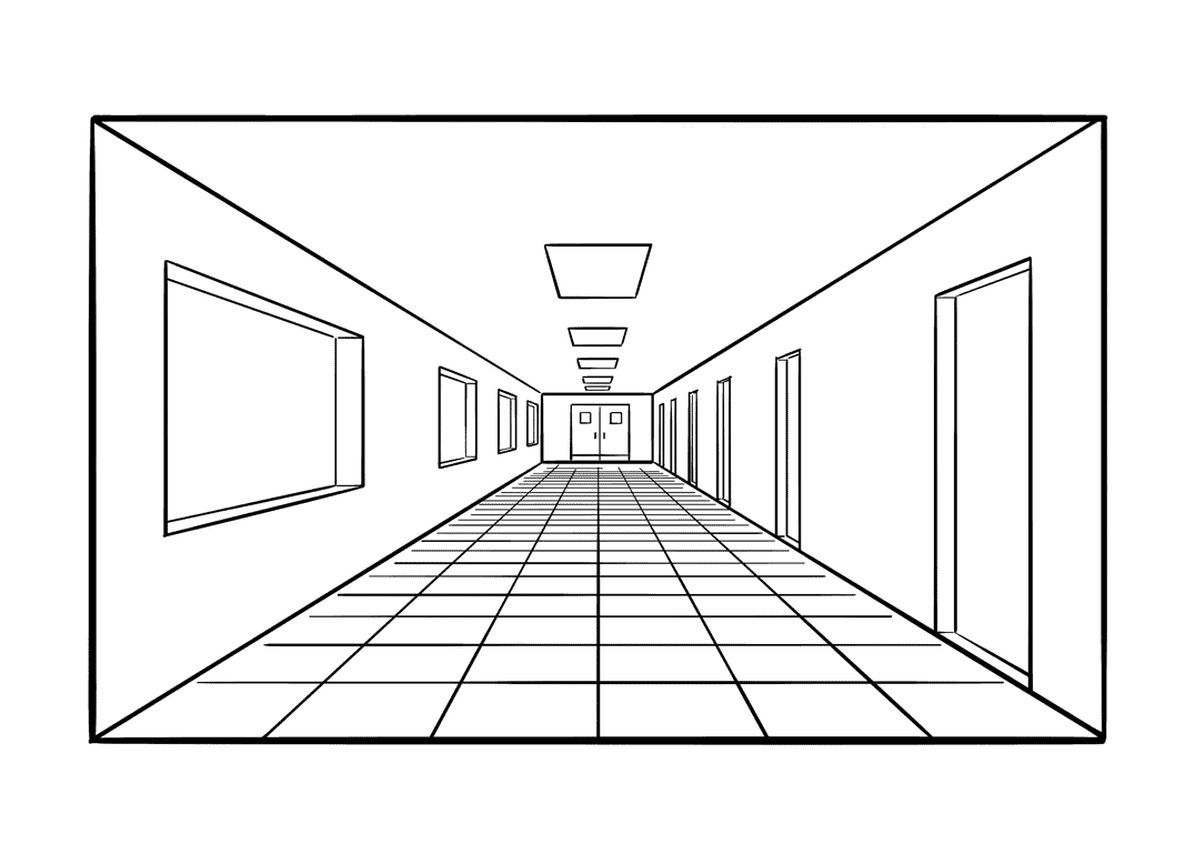 How to draw in one-point perspective - How does your look?