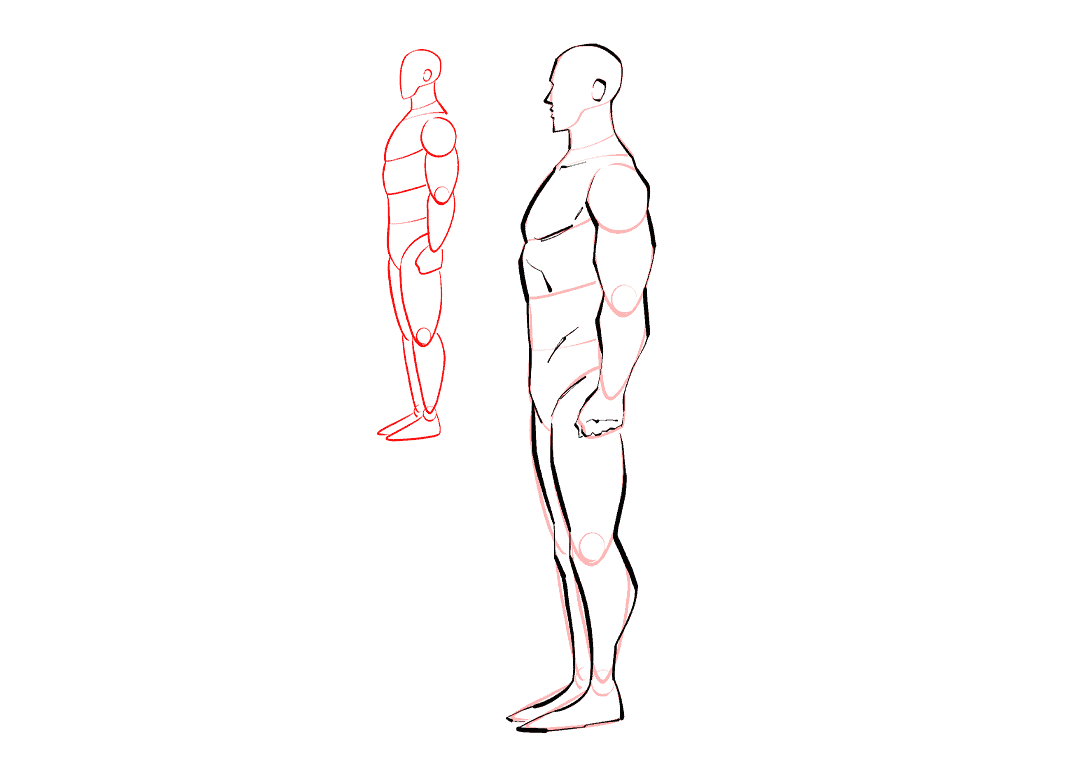How to draw human bodies - Step 9