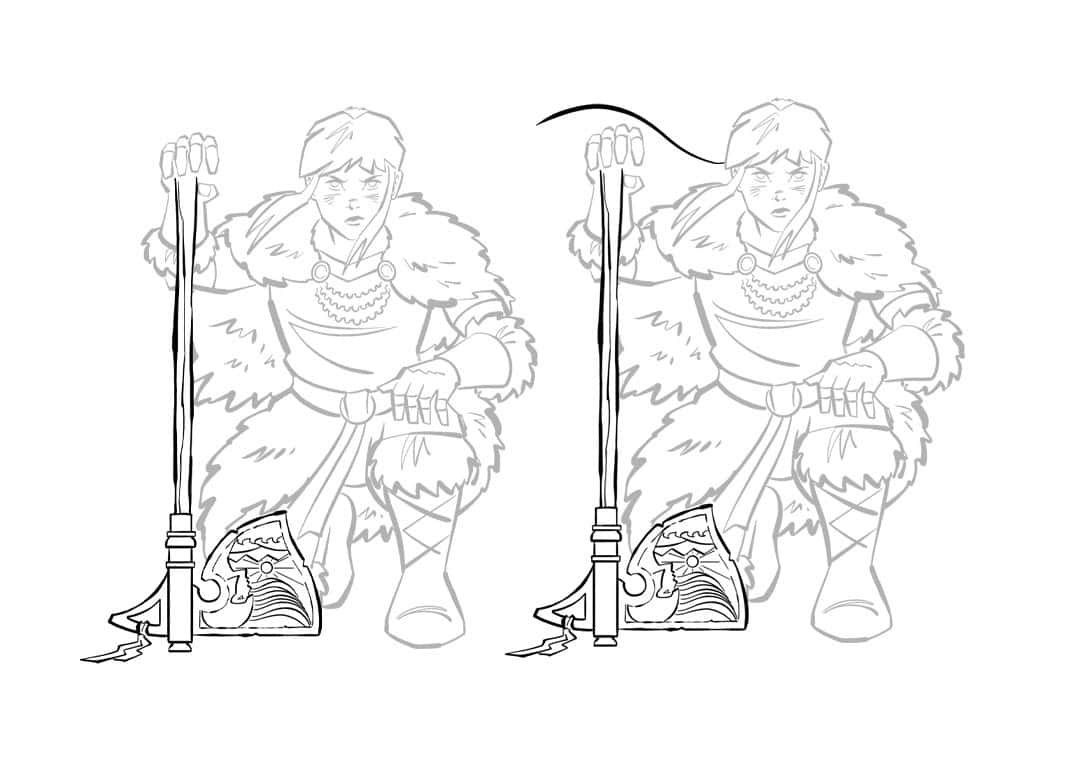 How to draw Fawn (Part 3) - Step 7